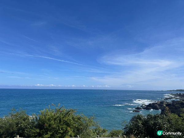 花蓮美麗的東海岸，海天一色嘅美麗風景，令人覺得放鬆心情。