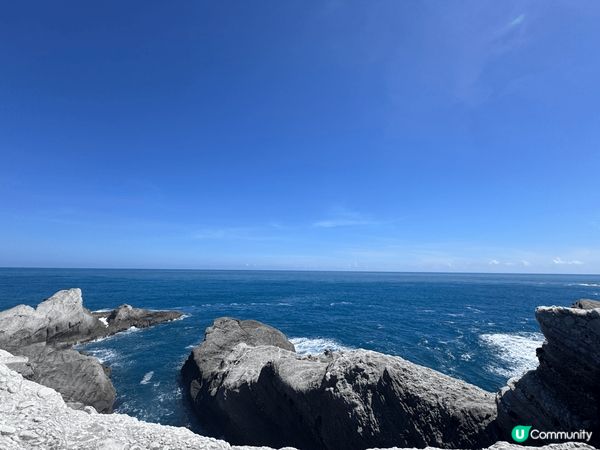 花蓮美麗的東海岸，海天一色嘅美麗風景，令人覺得放鬆心情。