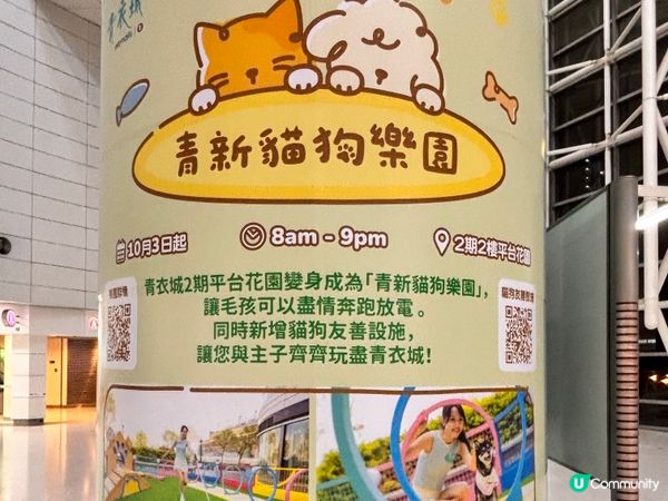 青衣城變身貓狗樂園！🐾 帶埋毛孩嚟放電！🥳