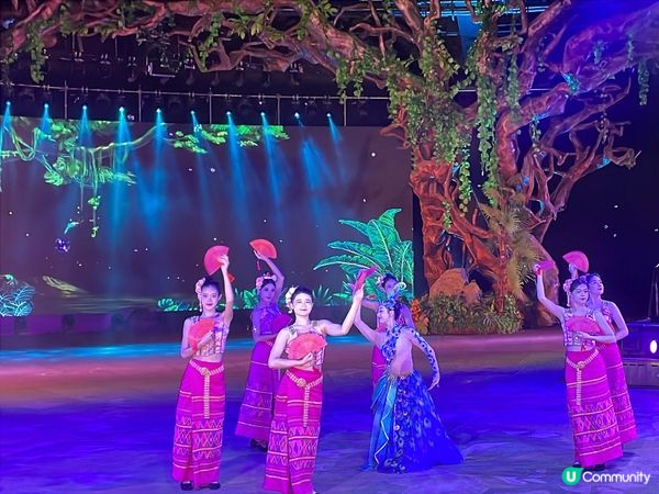 傣秀體驗🤩！水上奔跑🔥，沉浸感爆燈！