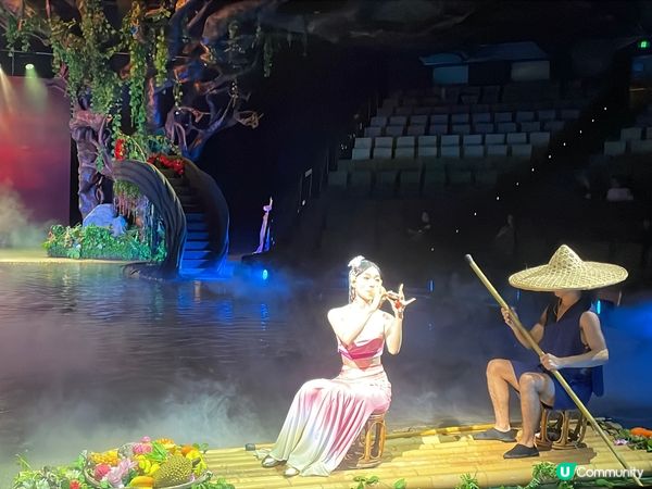 傣秀體驗🤩！水上奔跑🔥，沉浸感爆燈！