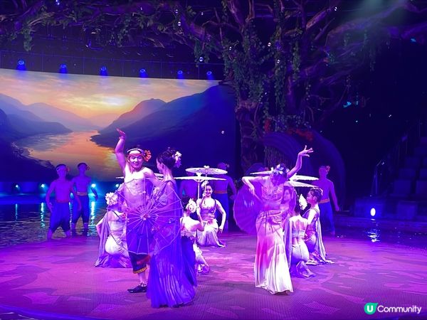 傣秀體驗🤩！水上奔跑🔥，沉浸感爆燈！