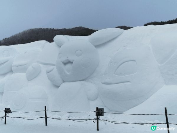 2024年去韓國首爾看雪祭，有鐵達尼號和比卡超還有各式各樣的...