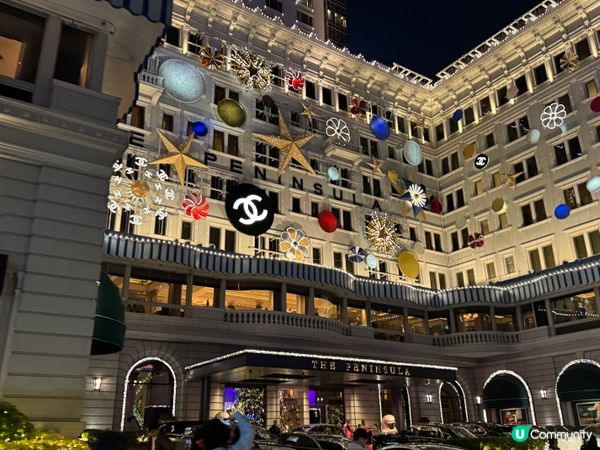 半島酒店聖誕夜景🌃☺️