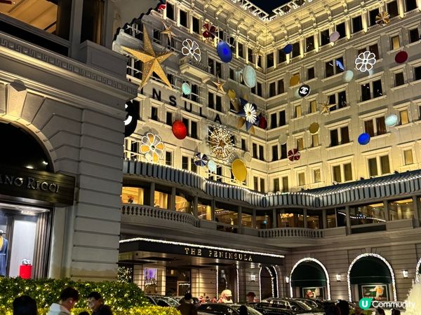 半島酒店聖誕夜景🌃☺️