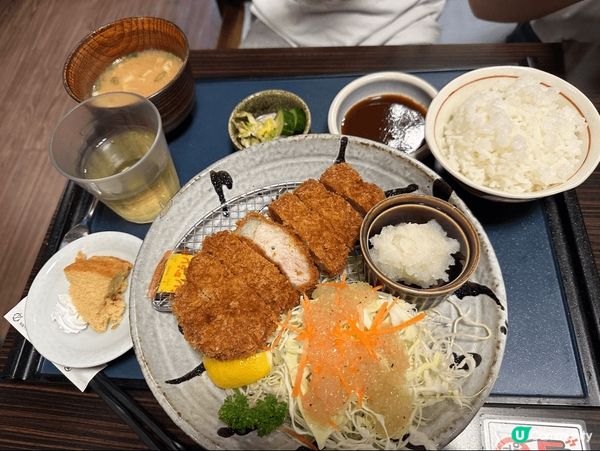 日本和牛燒, 同吉列豬扒定食, 超好味!!! 