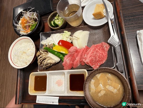 日本和牛燒, 同吉列豬扒定食, 超好味!!! 