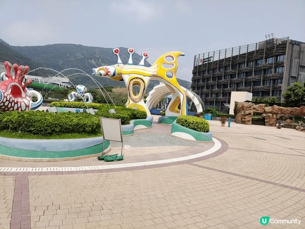 打卡景點、熊貓紀念品店、水母館