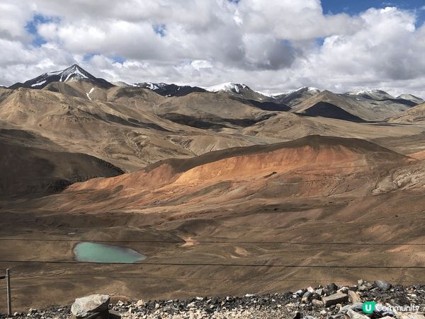 一生人一次必去的西藏，沿途一望無際的天空與大自然。