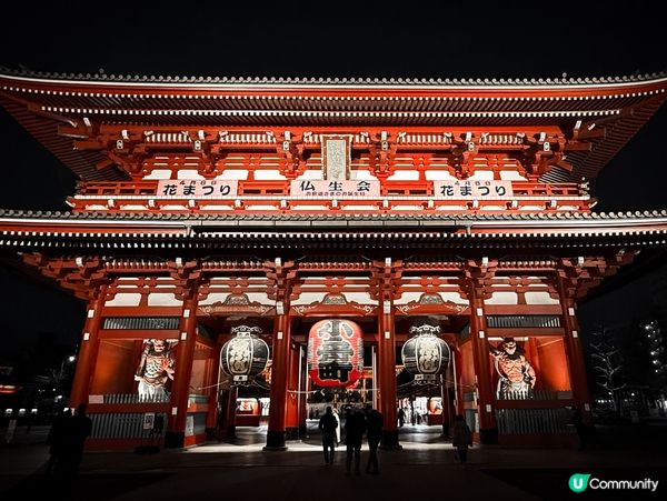 夜探淺草寺🏮神秘又浪漫 ✨