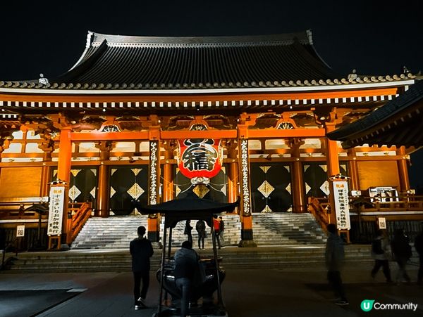 夜探淺草寺🏮神秘又浪漫 ✨