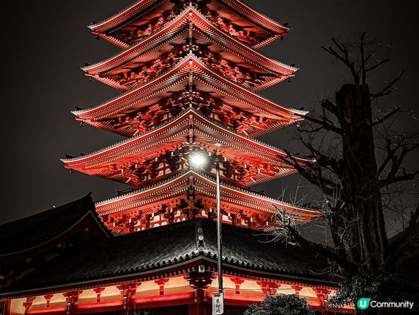 夜探淺草寺🏮神秘又浪漫 ✨