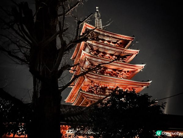 夜探淺草寺🏮神秘又浪漫 ✨