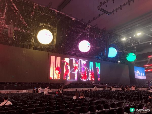 我5月11日在B Floor A6 N行看五月天的視角。