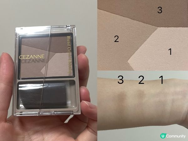 三色修容盤！鼻影神器！✨