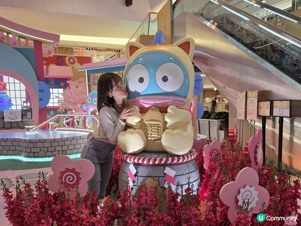 馬鞍山🚇新港城～水怪新春限定打卡庭園🌸💧