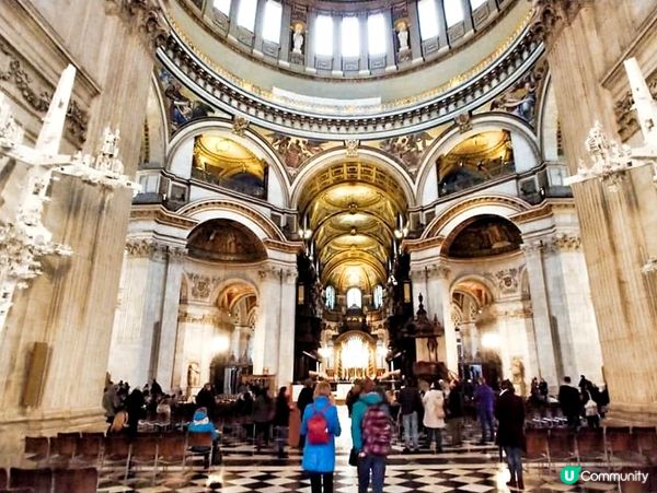 『英國』聖保羅教堂⛪️😍遊走倫敦必去！