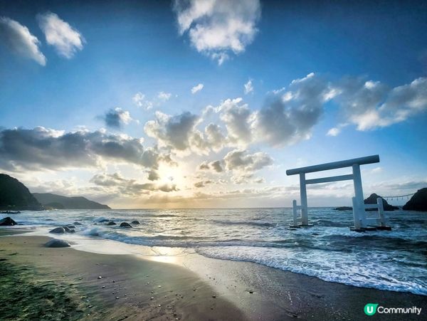 『日本』福岡糸島浪漫秘境｜白色鳥居⛩️+夫妻石🪨
