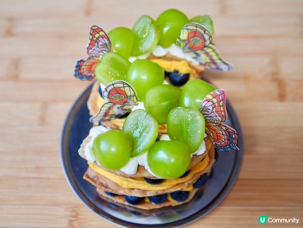 新春蝶戀香印拿破崙 食譜 Mille feuille