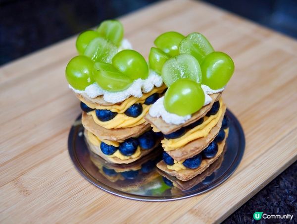 新春蝶戀香印拿破崙 食譜 Mille feuille