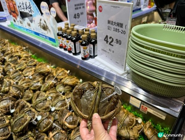 羅湖金光華廣場底層的永輝超市,藏着一個大閘蟹寶藏地!不論是正...