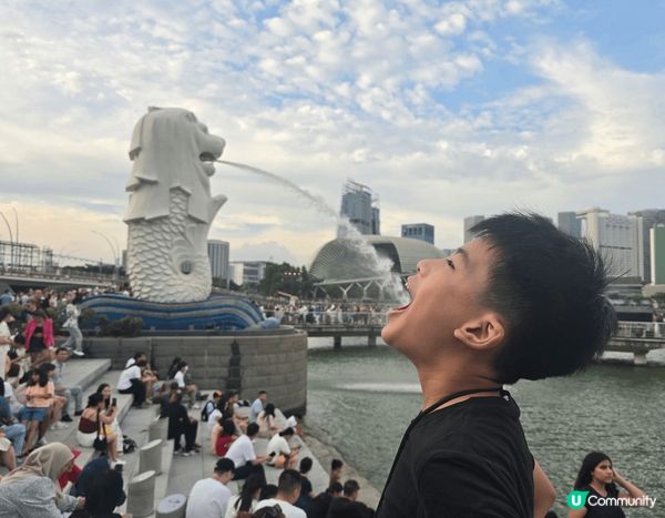 新加坡魚尾獅像，絕對是打卡必到景點，而星加坡亦是以魚島出名的...