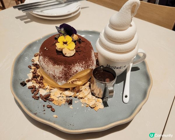 朱古力麻糬梳乎厘班戟 
