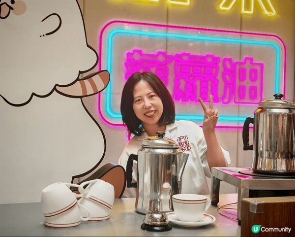 喺apm「萌兔冰室」同朋友飲完茶聚會打咭，懷舊港味十足，加埋...