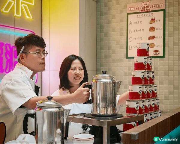 喺apm「萌兔冰室」同朋友飲完茶聚會打咭，懷舊港味十足，加埋...