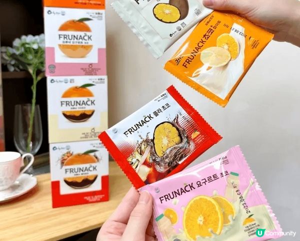 自從朋友介紹FRUNACK濟州島橘子巧克力【韓國濟州島必買手...