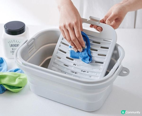 我推介的家居好物是ISETO日本製可折疊浸泡洗衣桶，因為它方...