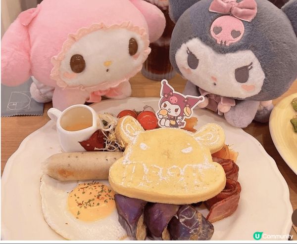 這間是最新Kuromi主題餐廳😍食物真係靚到唔捨得食