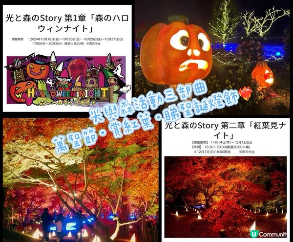 《從萬聖節到聖誕節》国営武蔵丘陵森林公園（內含3個活動）
