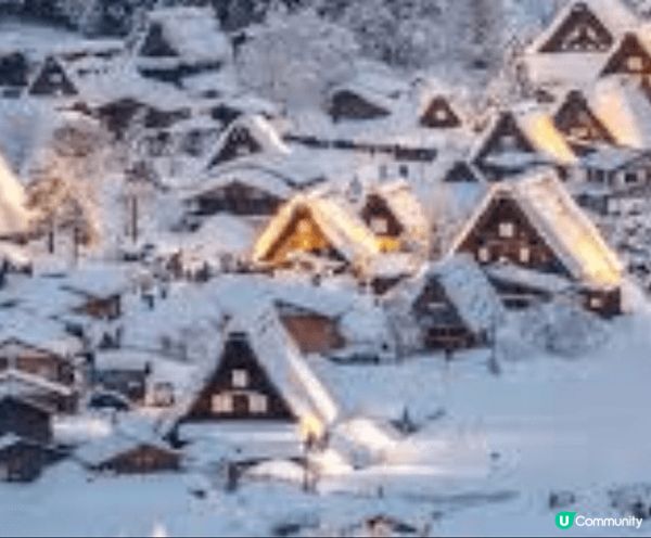 [白川鄉與五箇山的合掌造聚落]被聯合國教科文組織評選為世界遺...