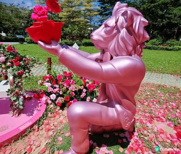 位於北角匯對出海濱長廊的公園, Rose fantasia ...