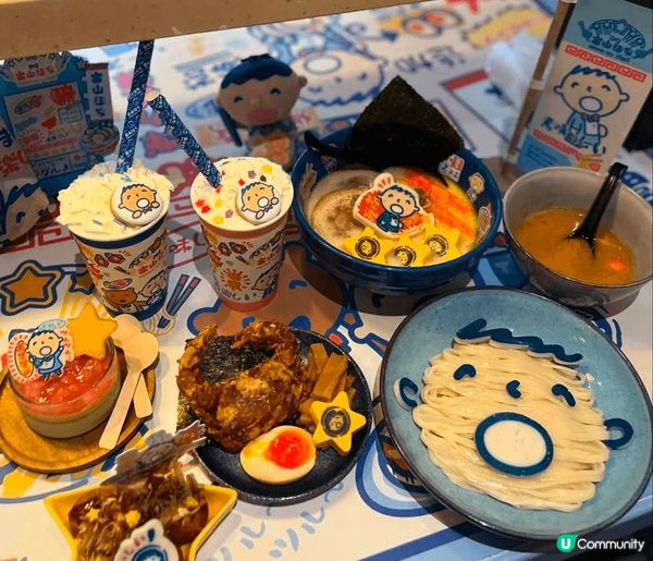 我細個已經好鍾意大口仔，期間有限定拉麵烏冬美食🤗 ❤️