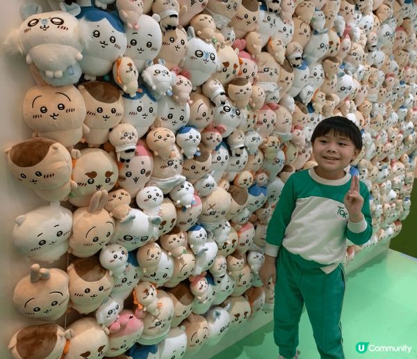 chiikawa展覽第二日我就立即同仔仔去影相打卡加shop...