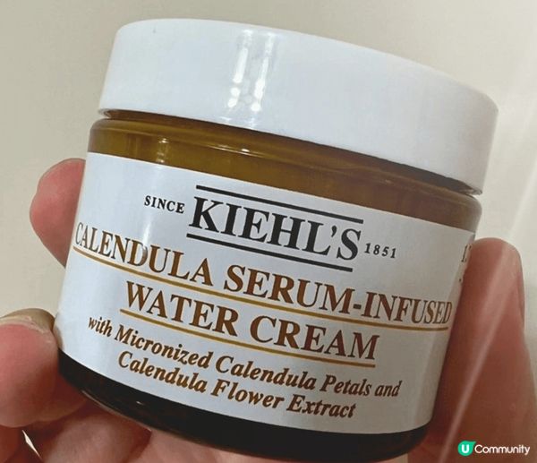 Kiehl's 金盞花修復精華面霜質感清爽水潤，採用創新金盞...