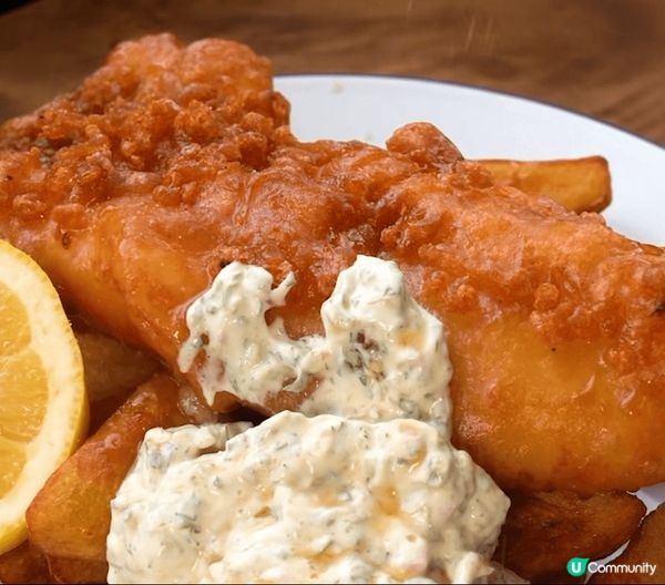 The most delicious fish and ch...