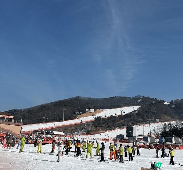 韓國首爾打卡熱點，第一次滑雪，參加了一日團，很有趣