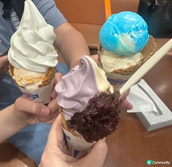 沖繩鹽屋雪糕 VS Blue Seal 雪糕