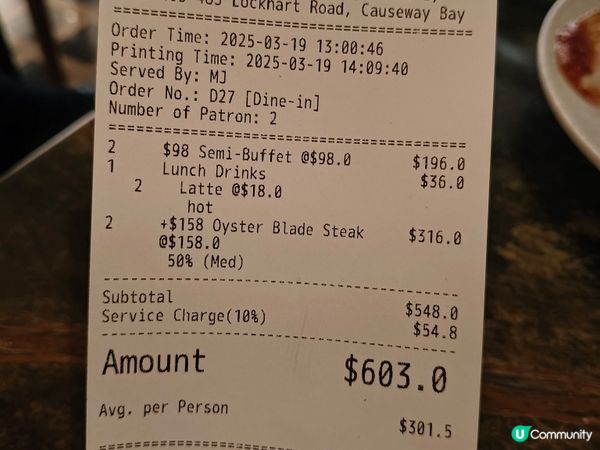 銅鑼灣隱世餐廳 $98 半自助午餐 😱 抵食到爆！