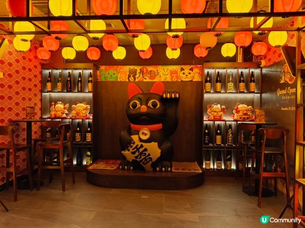 尖沙咀居酒屋打卡！超巨型招財貓🐱