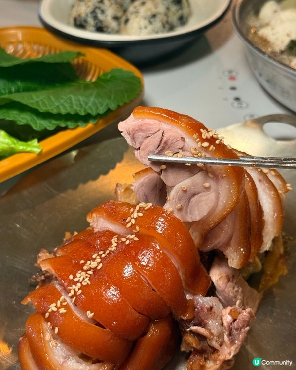 韓國知名豬手開到中環🇰🇷🐷 紫蘇油拌麵係MVP‼️🤤