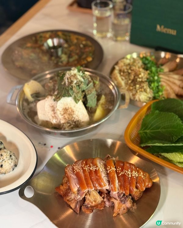 韓國知名豬手開到中環🇰🇷🐷 紫蘇油拌麵係MVP‼️🤤