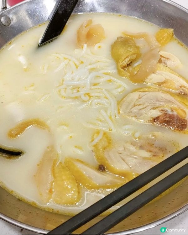 真係有花膠嘅痴膠雞米線