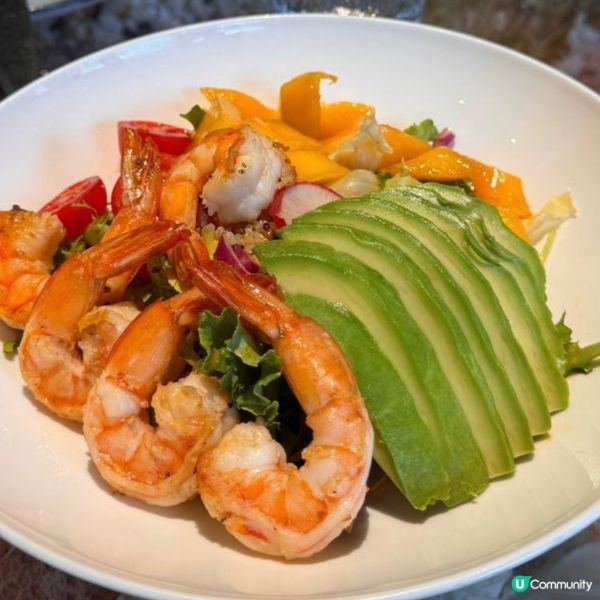 鮮蝦牛油果沙律