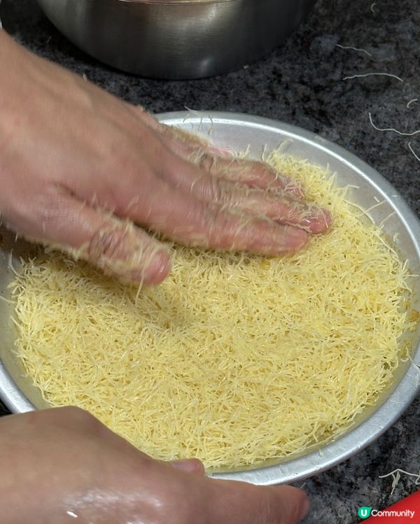 打敗99%。香港人自家炮製Kunafa中東芝士蛋糕🔥 脆皮爆餡🤤