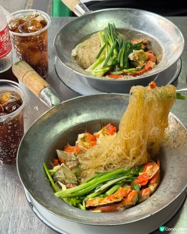 🇹🇭蟬聯6年米芝蓮嘅大叔螃蟹粉絲煲