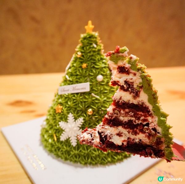 遇到了🥰這個聖誕節的心水❤️聖誕樹蛋糕🎄